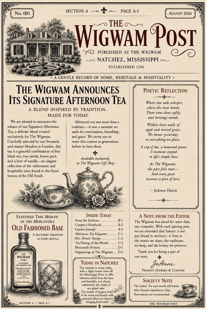 The Wigwam Post — Page A-1